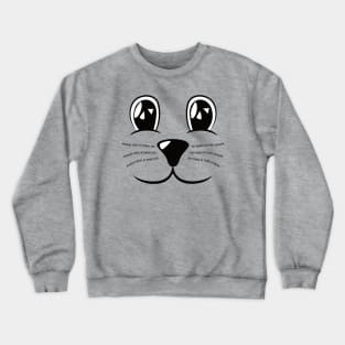 A Purr-suasive Kitty Crewneck Sweatshirt